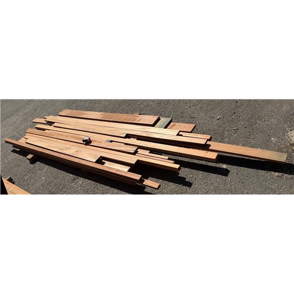 Bundle Multiple African Mahogany Lengths, Misc Sizes to 150"L