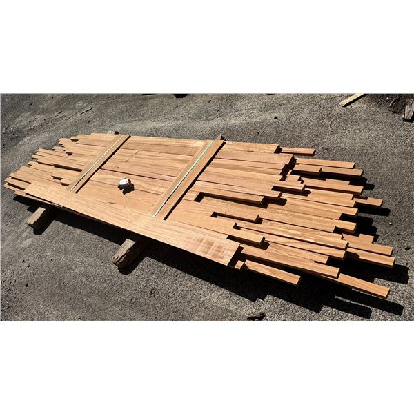 Bundle Multiple African Mahogany Lengths, Misc Sizes to 155"L