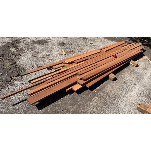 Bundle Multiple African Mahogany Lengths, Misc Sizes to 176"L