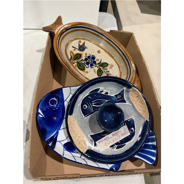 Pottery dishes