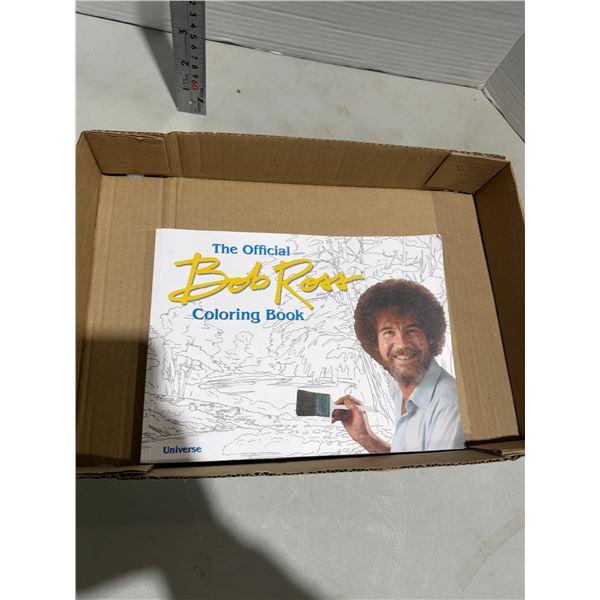 Bob Ross coloring book