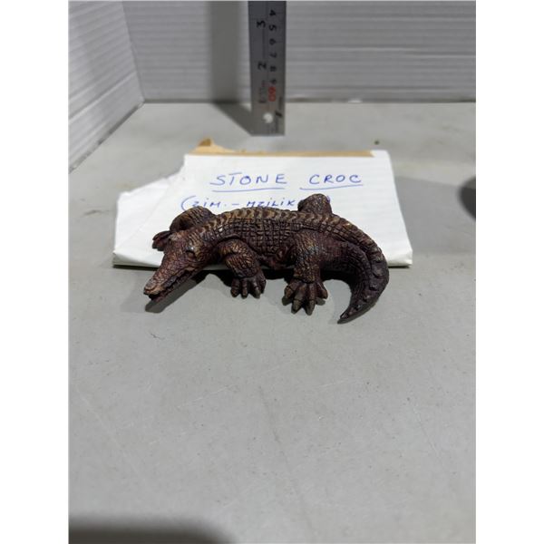 Stone crocodile