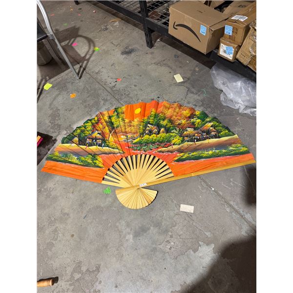 Large fan decor