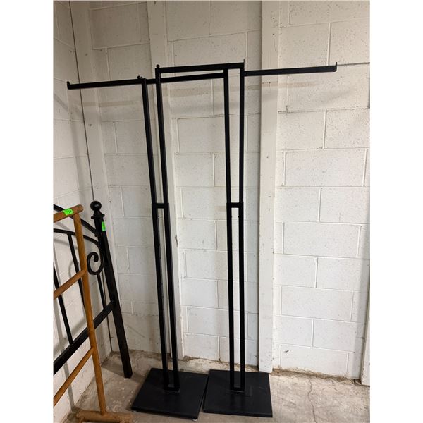 Two clothing display stand