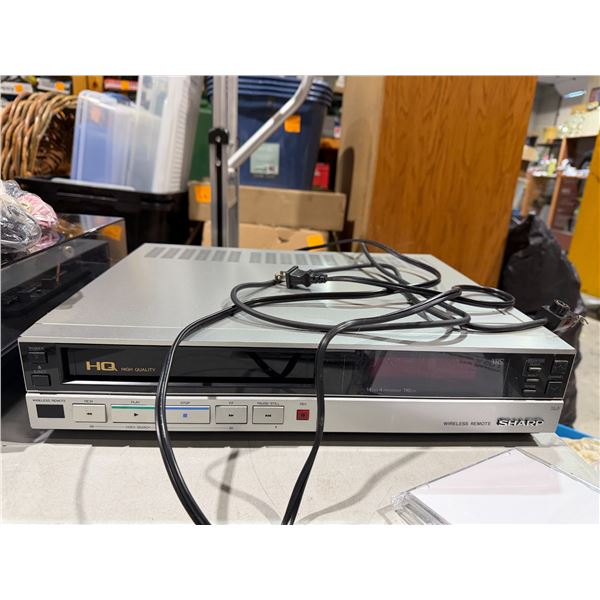 Sharp VHS player