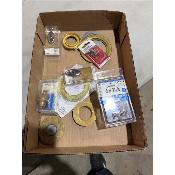 Plumbing items and drywall screws