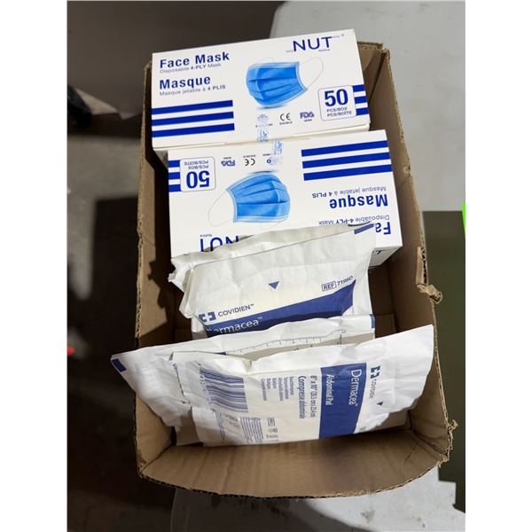 Disposable masks and abdominal pads