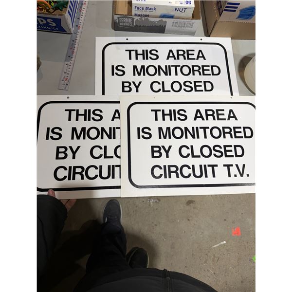 This area monitored sign