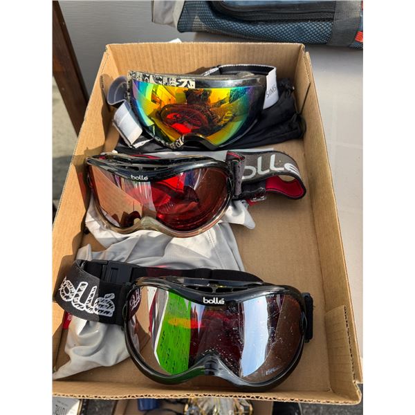 BOLLE and Sims goggles