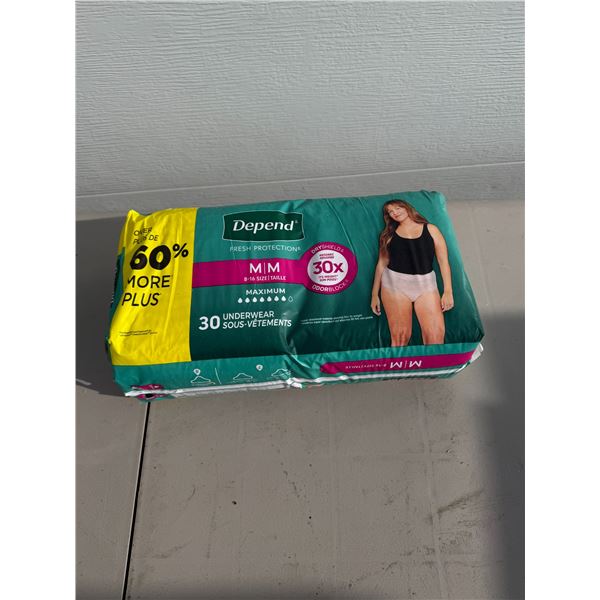 Depends  size medium 8–16