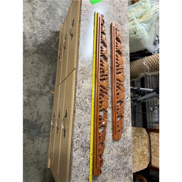 Tapestry hangers, elephant themed. The mirror is going to be.