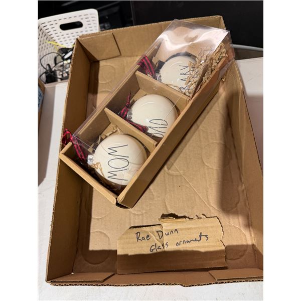 Rae and Glass or ornaments