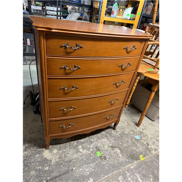 Dresser measures 37" x 19" x 47" tall