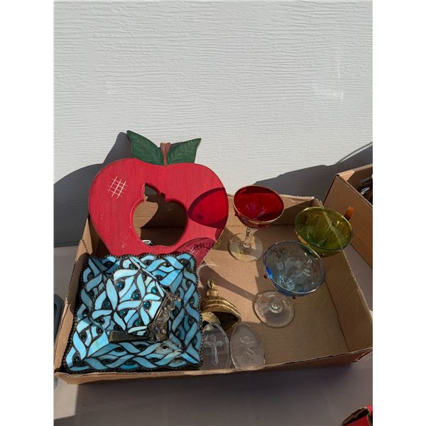 Drinking glasses and home decor