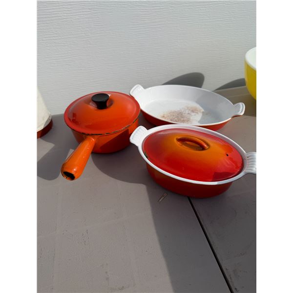 Le Creuset  dishes