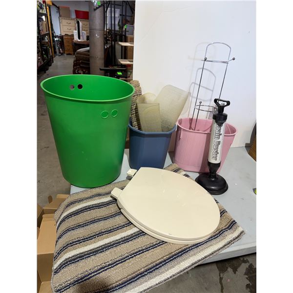 Drain, buster and other bathroom accessories