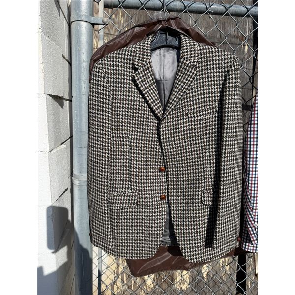 Harris Tweed handwoven Scottish wall vintage blazer