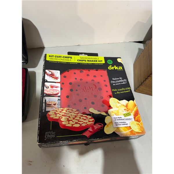 Microwavable chip maker