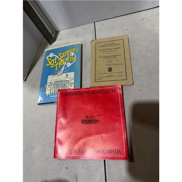Canadian war Museum, Canadian Army, and other books