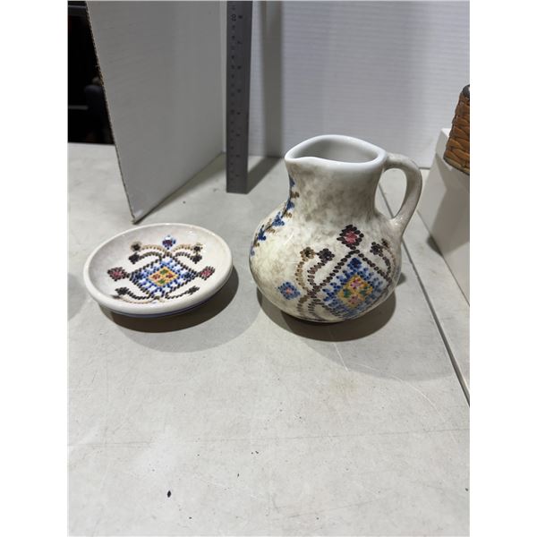 Handmade signed dishware