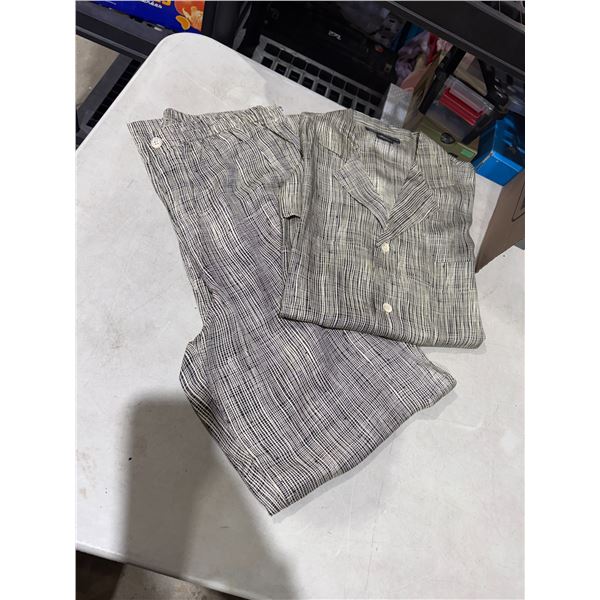 Silk pajamas, size large
