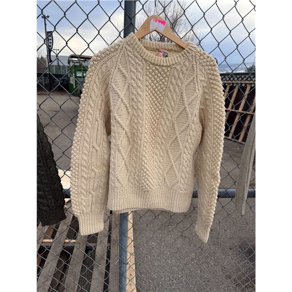 CLADYKNIT hand knit wool sweater