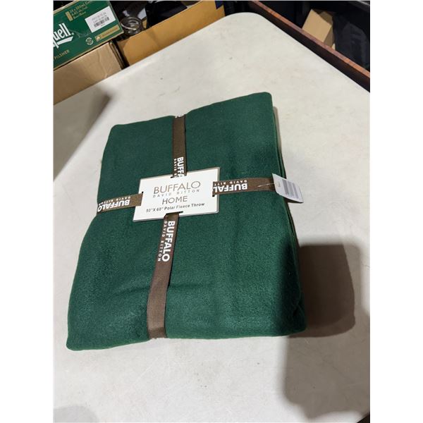 Buffalo 50" x 60" polar fleece throw blanket