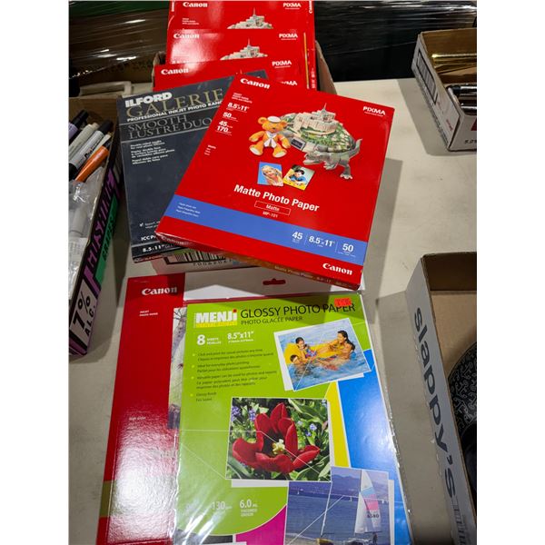 Canon photo paper and other