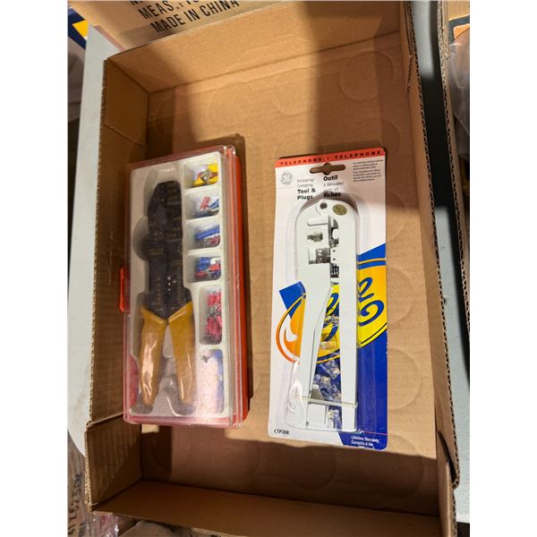 Stripping and crimping tools