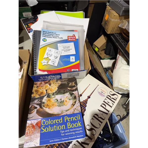 Colored pencil solution book and other stationary related art related items