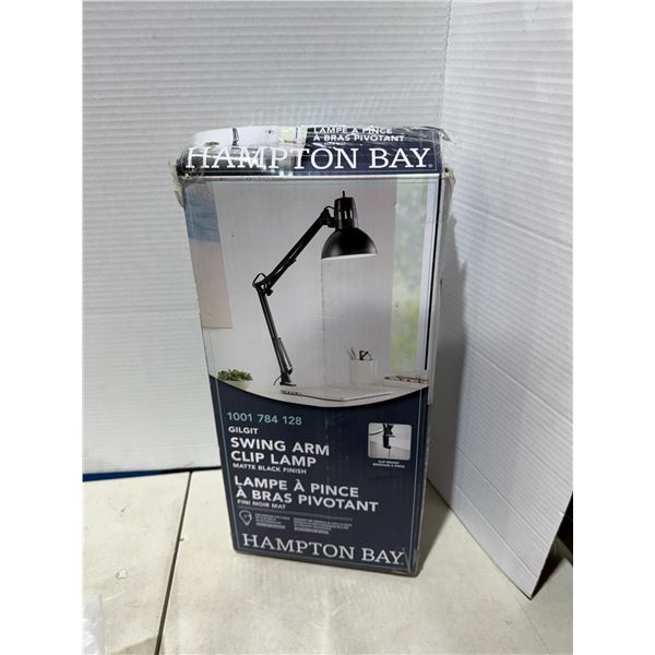 Hampton Bay clamp on swing arm lamp