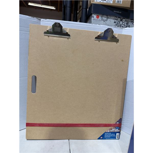 Sketch and tote board