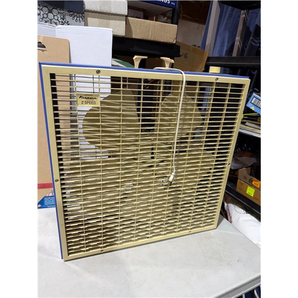 Box fan Kenmore two speed