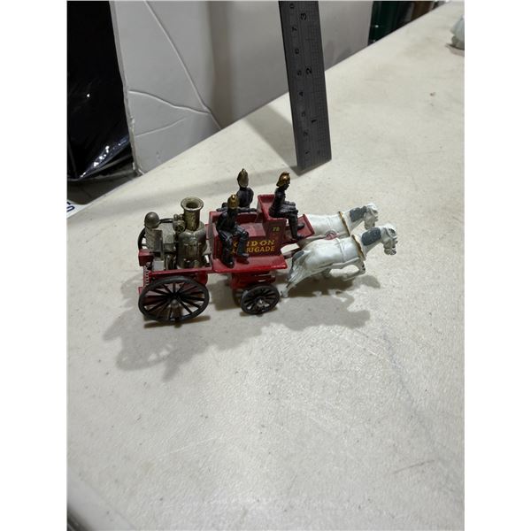 Cast iron London fire brigade collectible