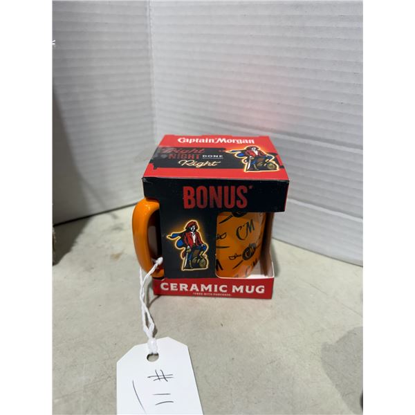 Captain Morgan, rum mug