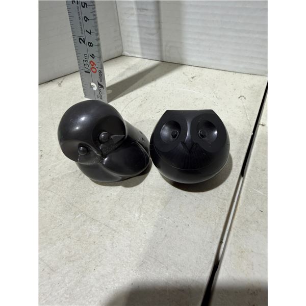 Soapstone owls