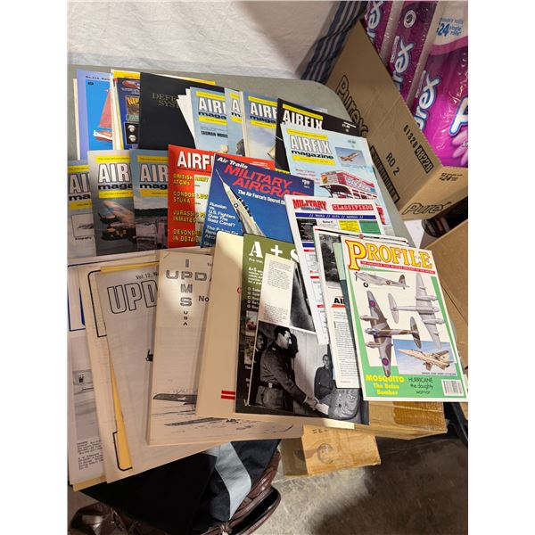 Military aircraft and air fix and other magazines