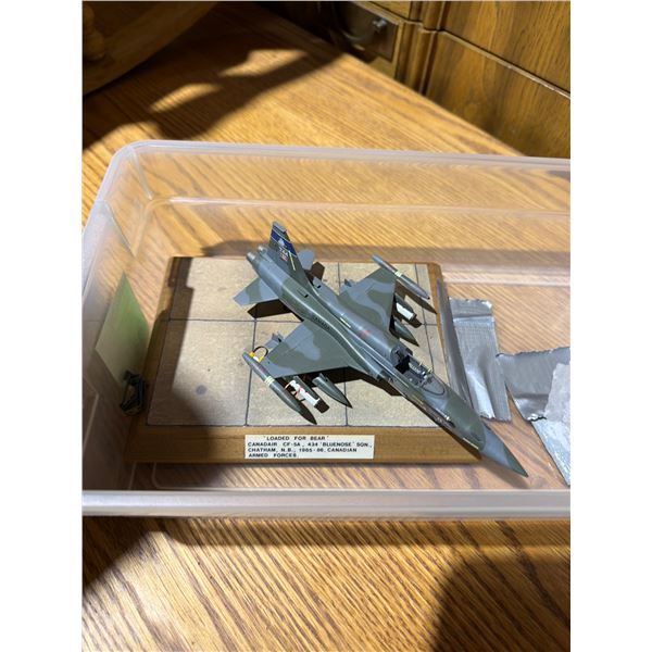 Loaded for bear airplane model