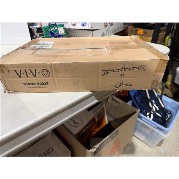 VIVO dual monitor desk stand