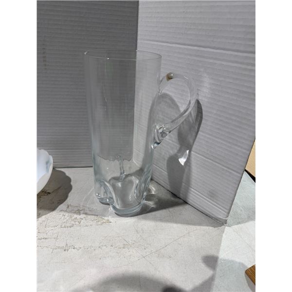 Glass pitcher