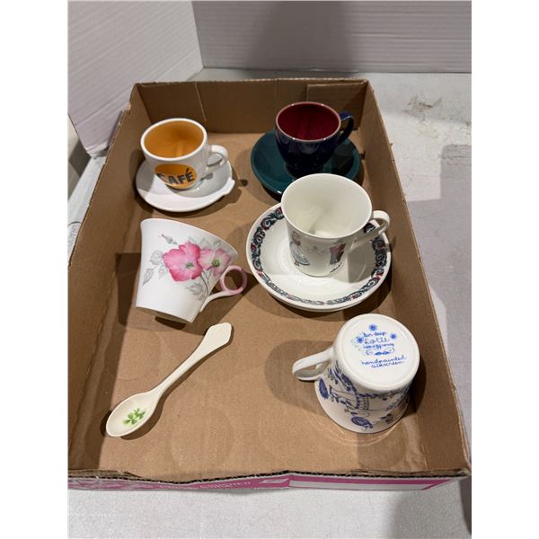 Demitasse and other cups, etc.