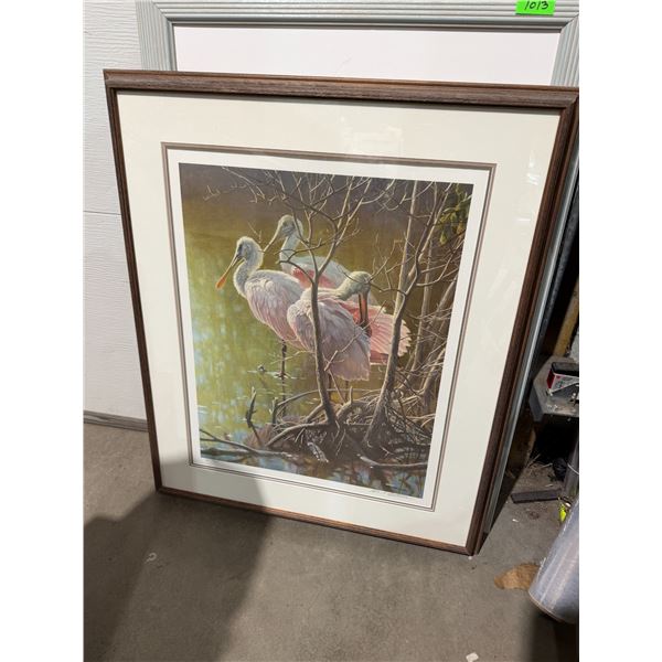 Robert Bateman artwork 641/2009 signed measures 30" x 36"