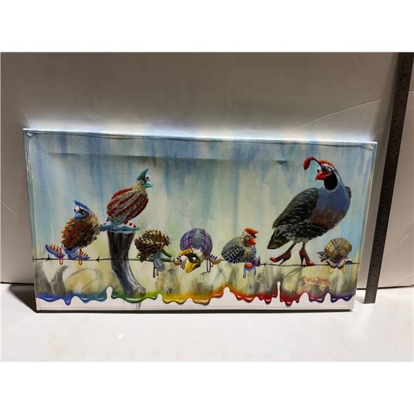 WILLENNS artwork measures 28" x 15"