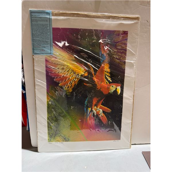 Tribal thunder, artist, Michael JKNIGIN limited edition print 22 1/2" x 30"