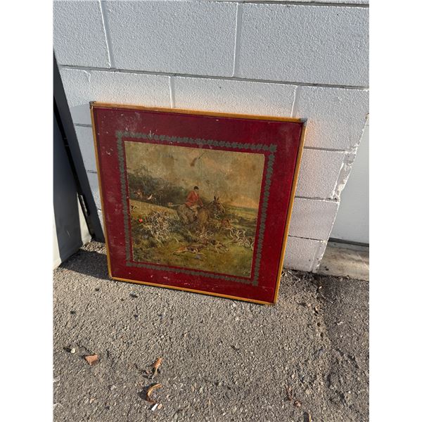 Antique folding table