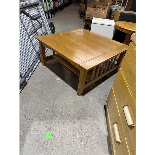 Coffee Table measures 36 x 36 x 16