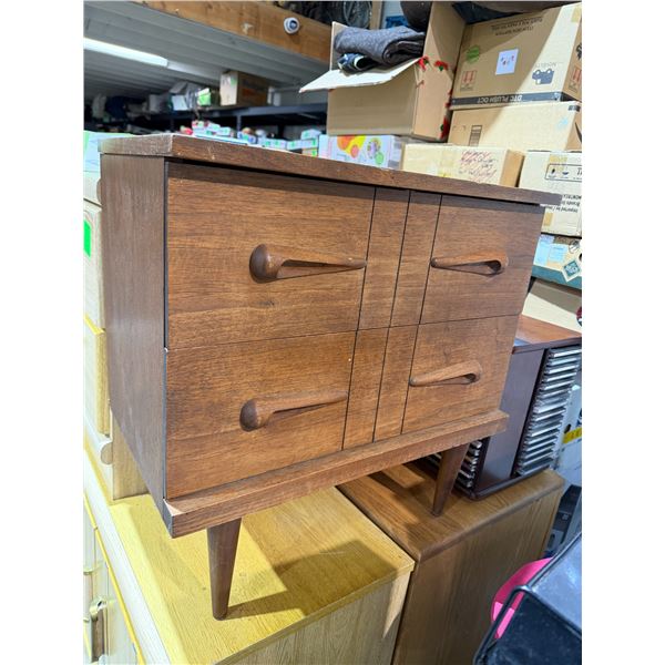 MCM nightstand measures 24" x 14" x 24" tall