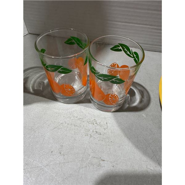 Vintage juice glasses