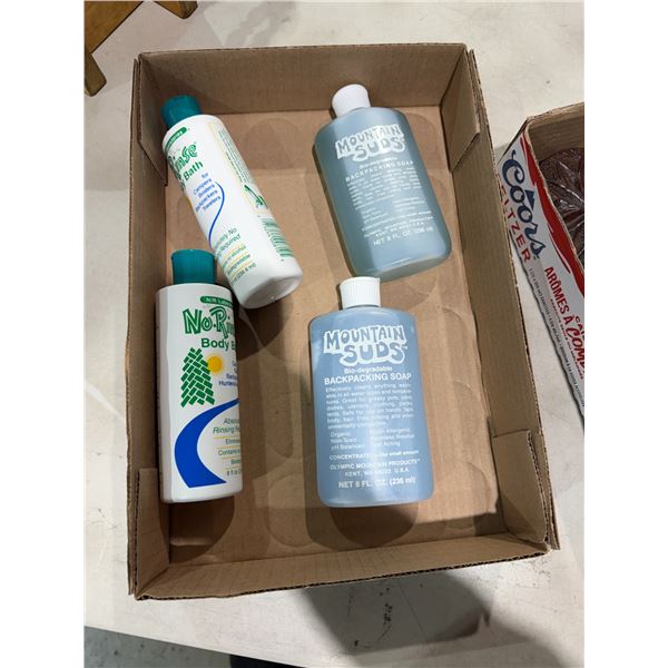 Mountain studs, body bath items