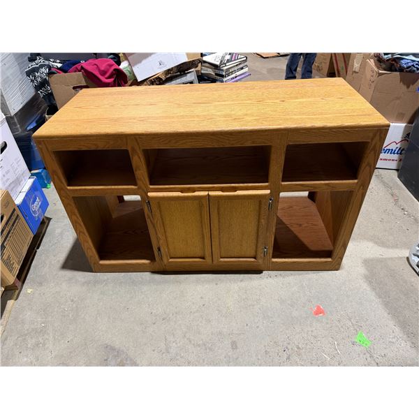 Solid cabinet measures 48" x 20" x 30 1/2" tall